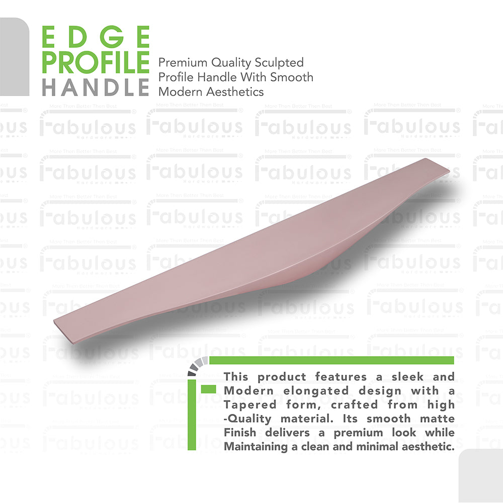 Fabulous Hardware Edge Profile Handle 016 BS size range — 6 inch to 36 inch aluminium cabinet handles