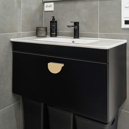 Aluminium Cabinet Knob Code 418 | Premium Aluminium Drawer Knob | Satin Black & Copper + more | 32mm | Pack of 2 | Fabulous Hardware