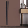 Aluminium Wardrobe Cabinet Handle 9025 | Satin Black | 200mm, 900mm