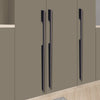 Aluminium Wardrobe Cabinet Handle 252 | Satin Black + Copper Glossy, Copper Glossy + China Black | 160mm, 288mm, 500mm, 700mm, 900mm