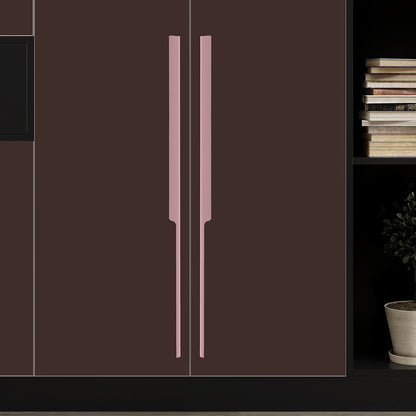 Aluminium Wardrobe Cabinet Handle 9012 | Satin Black, Gold PVD, Copper Glossy | 32mm, 200mm, 450mm, 900mm