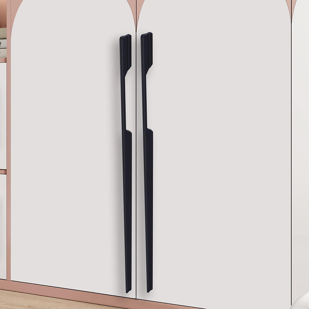 Aluminium Wardrobe Cabinet Handle 9036 | Satin Black, Satin S.S., Gold PVD | 96mm, 160mm, 288mm, 450mm, 600mm, 900mm