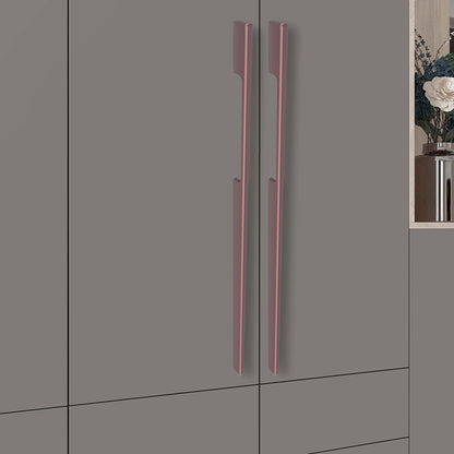 Aluminium Wardrobe Cabinet Handle 9046 | Satin Black + Spray Black, Gold Matt + Gold PVD, Pista + Gold PVD, Sartin Copper + R.G. PVD | 96mm, 160mm, 288mm, 450mm, 600mm, 900mm