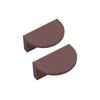 Aluminium Cabinet Knob Code 418 | Premium Aluminium Drawer Knob | Satin Black & Copper + more | 32mm | Pack of 2 | Fabulous Hardware