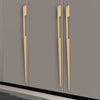 Aluminium Wardrobe Cabinet Handle 9047 | Satin Black, Dark Gold Glossy, Satin Copper | 96mm, 160mm, 288mm, 450mm, 600mm, 900mm