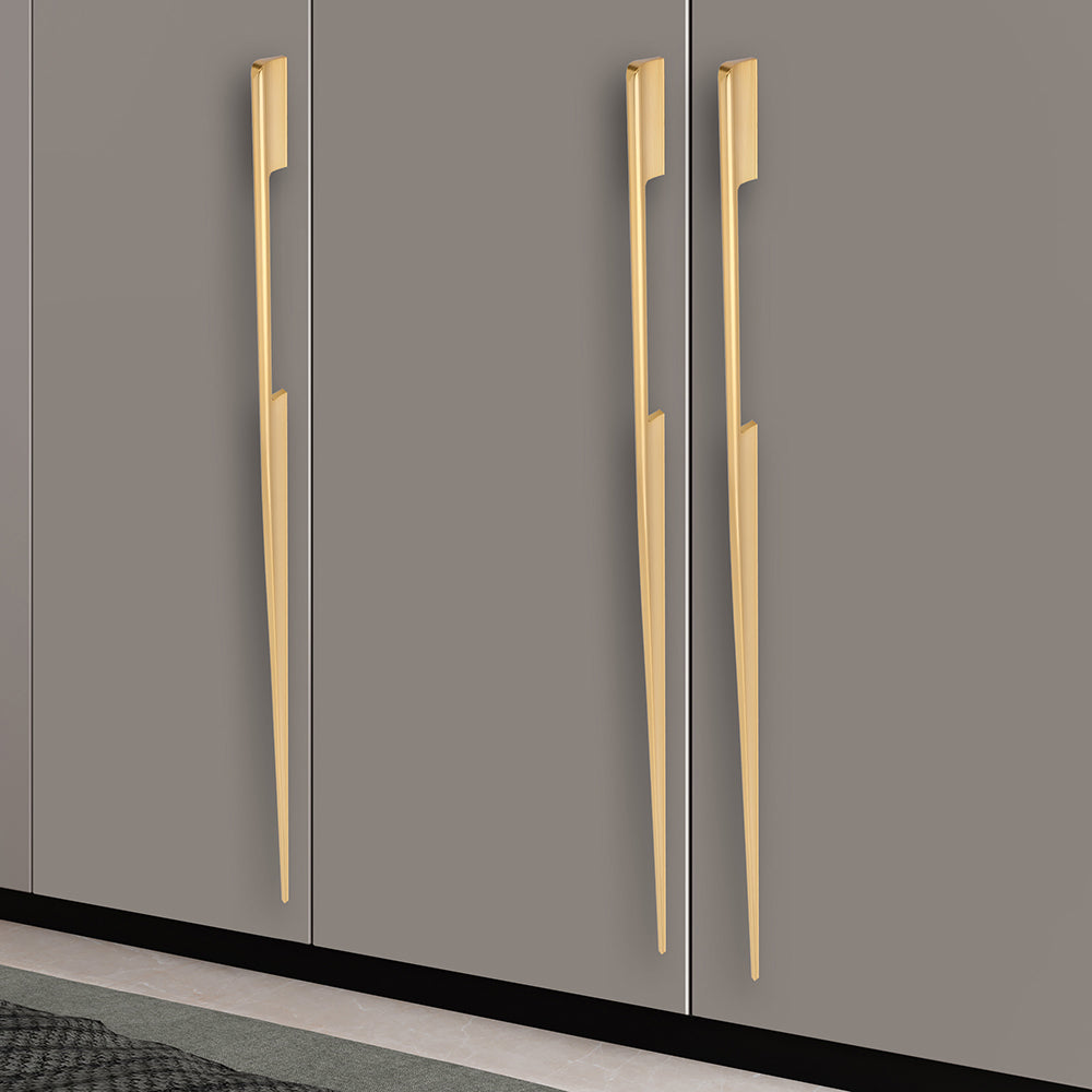 Aluminium Wardrobe Cabinet Handle 9047 | Satin Black, Dark Gold Glossy, Satin Copper | 96mm, 160mm, 288mm, 450mm, 600mm, 900mm