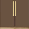 Aluminium Wardrobe Cabinet Handle 9012 | Satin Black, Gold PVD, Copper Glossy | 32mm, 200mm, 450mm, 900mm