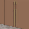Aluminium Wardrobe Cabinet Handle 9036 | Satin Black, Satin S.S., Gold PVD | 96mm, 160mm, 288mm, 450mm, 600mm, 900mm