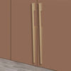 Aluminium Wardrobe Cabinet Handle 9046 | Satin Black + Spray Black, Gold Matt + Gold PVD, Pista + Gold PVD, Sartin Copper + R.G. PVD | 96mm, 160mm, 288mm, 450mm, 600mm, 900mm