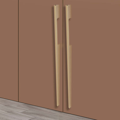 Aluminium Wardrobe Cabinet Handle 9046 | Satin Black + Spray Black, Gold Matt + Gold PVD, Pista + Gold PVD, Sartin Copper + R.G. PVD | 96mm, 160mm, 288mm, 450mm, 600mm, 900mm