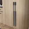 Aluminium Wardrobe Cabinet Handle 253 | Satin Black, Copper Glossy | 96mm, 160mm, 288mm, 450mm, 600mm, 900mm