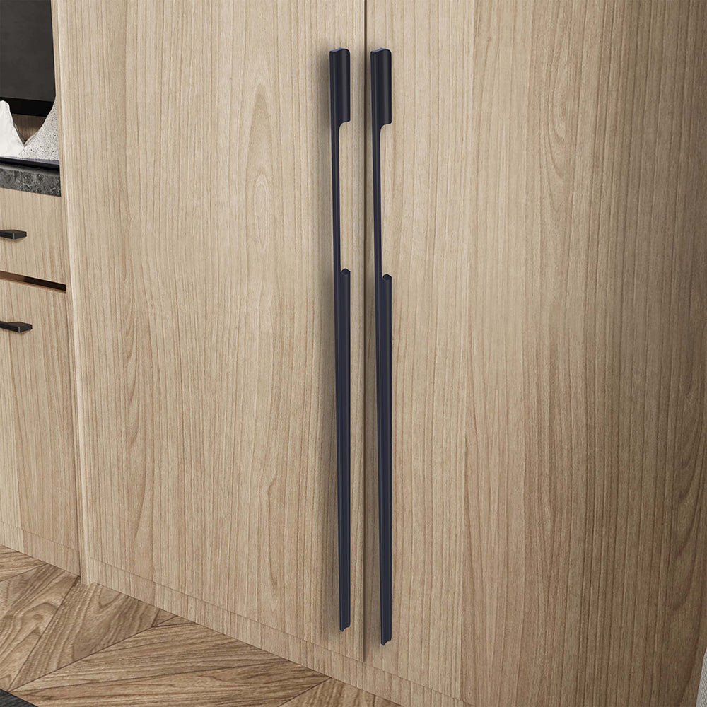 Aluminium Wardrobe Cabinet Handle 253 | Satin Black, Copper Glossy | 96mm, 160mm, 288mm, 450mm, 600mm, 900mm