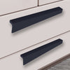 Aluminium Wardrobe Cabinet Handle 9025 | Satin Black | 200mm, 900mm