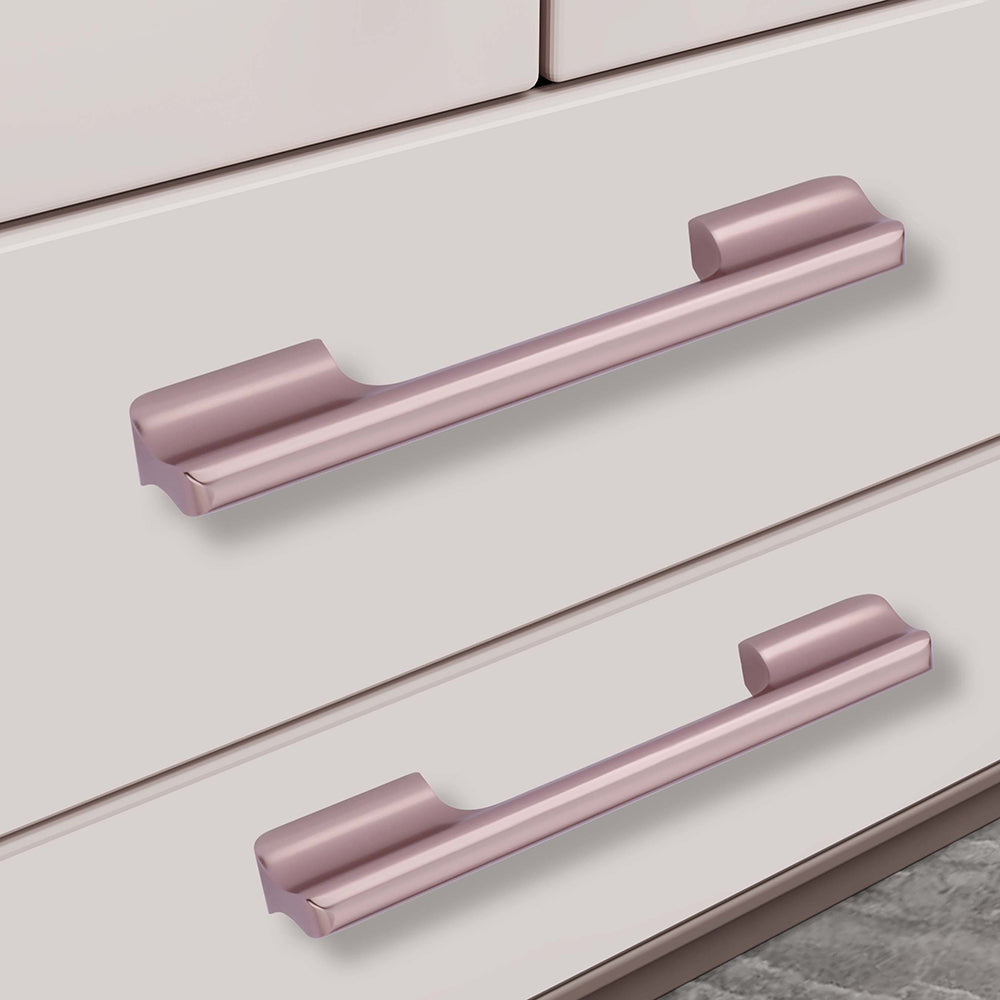 Aluminium Wardrobe Cabinet Handle 253 | Satin Black, Copper Glossy | 96mm, 160mm, 288mm, 450mm, 600mm, 900mm