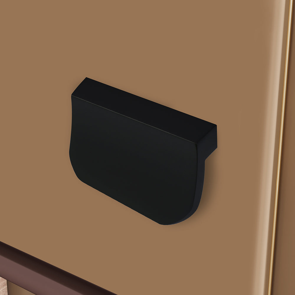 Aluminium Wardrobe Cabinet Handle 9012 | Satin Black, Gold PVD, Copper Glossy | 32mm, 200mm, 450mm, 900mm