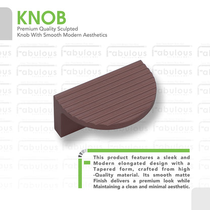 Aluminium Cabinet Knob Code 418 | Premium Aluminium Drawer Knob | Satin Black & Copper + more | 32mm | Pack of 2 | Fabulous Hardware
