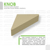 Aluminium Cabinet Knob Code 9017 | Premium Aluminium Drawer Knob | Satin Black & Gold PVD + more | 40mm | Pack of 2 | Fabulous Hardware