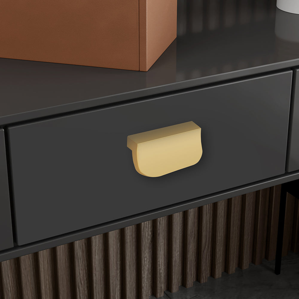Aluminium Wardrobe Cabinet Handle 9012 | Satin Black, Gold PVD, Copper Glossy | 32mm, 200mm, 450mm, 900mm
