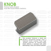 Aluminium Cabinet Knob Code 422 | Premium Aluminium Drawer Knob | Black Matt & Copper Matt + more | 32mm | Pack of 2 | Fabulous Hardware