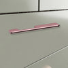 Aluminium Wardrobe Cabinet Handle 252 | Satin Black + Copper Glossy, Copper Glossy + China Black | 160mm, 288mm, 500mm, 700mm, 900mm