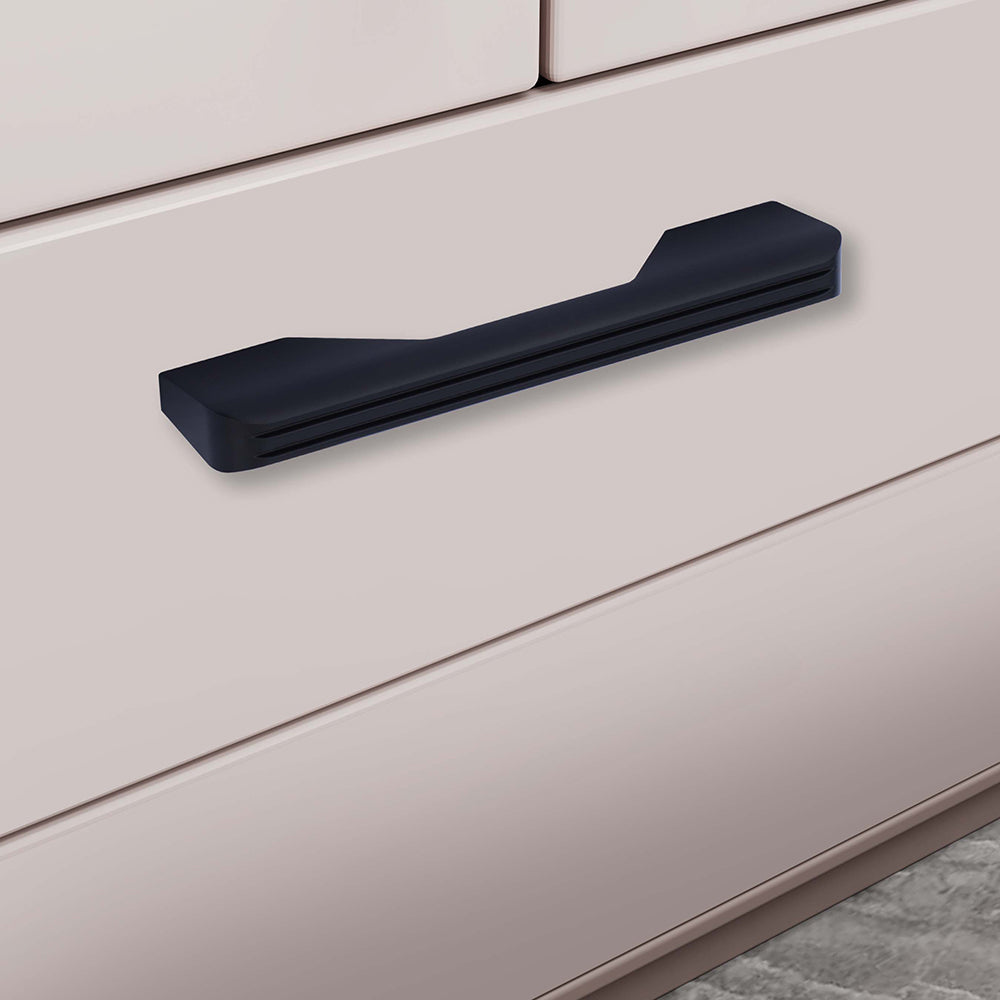 Aluminium Wardrobe Cabinet Handle 9019 | Satin Black, R.G. PVD | 96mm, 160mm, 288mm, 450mm, 600mm, 900mm