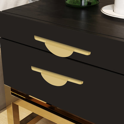 Aluminium Wardrobe Cabinet Handle 9014 | Satin Black, Gold PVD | 64mm, 200mm, 900mm