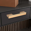 Aluminium Wardrobe Cabinet Handle 9046 | Satin Black + Spray Black, Gold Matt + Gold PVD, Pista + Gold PVD, Sartin Copper + R.G. PVD | 96mm, 160mm, 288mm, 450mm, 600mm, 900mm