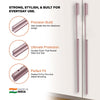 Aluminium Wardrobe Cabinet Handle 253 | Satin Black, Copper Glossy | 96mm, 160mm, 288mm, 450mm, 600mm, 900mm