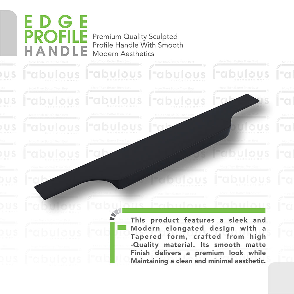 Customizable Edge Profile Handle 028 BS — cut-to-size aluminium handle for perfect drawer fit