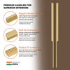 Aluminium Wardrobe Cabinet Handle 9012 | Satin Black, Gold PVD, Copper Glossy | 32mm, 200mm, 450mm, 900mm