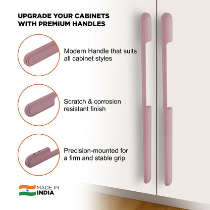 Aluminium Wardrobe Cabinet Handle 9053 | Satin Black, Satin Copper, Dark Gold Glossy | 96mm, 160mm, 288mm, 450mm, 600mm, 900mm