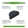 Aluminium Cabinet Knob Code 9014 | Premium Aluminium Drawer Knob | Satin Black, Gold PVD, Copper Glossy