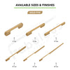 Aluminium Wardrobe Cabinet Handle 9053 | Satin Black, Satin Copper, Dark Gold Glossy | 96mm, 160mm, 288mm, 450mm, 600mm, 900mm