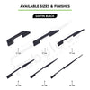 Aluminium Wardrobe Cabinet Handle 9047 | Satin Black, Dark Gold Glossy, Satin Copper | 96mm, 160mm, 288mm, 450mm, 600mm, 900mm
