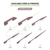 Aluminium Wardrobe Cabinet Handle 9047 | Satin Black, Dark Gold Glossy, Satin Copper | 96mm, 160mm, 288mm, 450mm, 600mm, 900mm