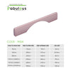 Aluminium Wardrobe Cabinet Handle 9004 | Satin Black, Copper Glossy | 96mm, 160mm, 288mm, 450mm, 600mm, 900mm