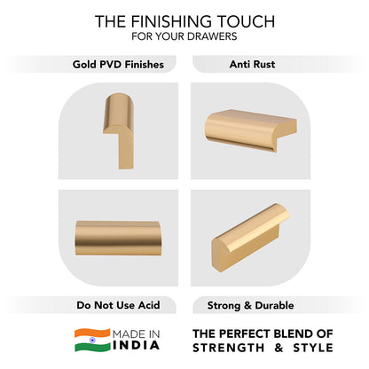 Aluminium Cabinet Knob Code 410 | Premium Aluminium Drawer Knob | Satin Black, Dark Gold, Copper