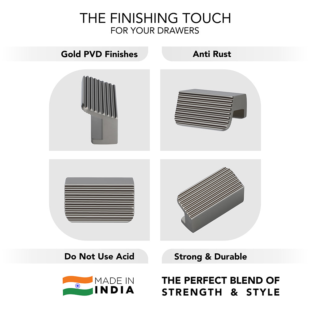 Aluminium Cabinet Knob Code 422 | Premium Aluminium Drawer Knob | Black Matt & Copper Matt + more | 32mm | Pack of 2 | Fabulous Hardware