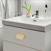 Fabulous Hardware aluminium cabinet knob code 409 — Satin Black, Gold PVD, Copper finishes group shot, premium drawer pull