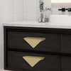 Fabulous Hardware aluminium cabinet knob code 9017 — Satin Black, Gold PVD, Copper Glossy finishes group shot, premium drawer pull