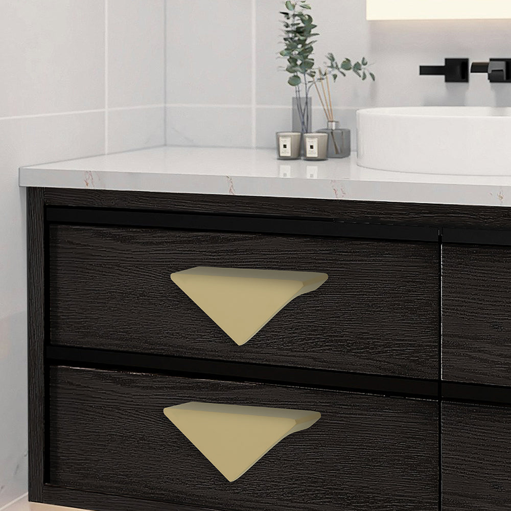 Fabulous Hardware aluminium cabinet knob code 9017 — Satin Black, Gold PVD, Copper Glossy finishes group shot, premium drawer pull