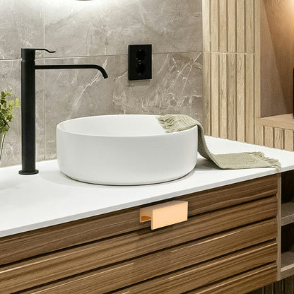 Premium aluminium cabinet knob 406 by Fabulous Hardware with mounting screws included — 32mm size